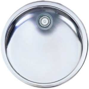 Wickes Round Drainer Polished Stainless Steel