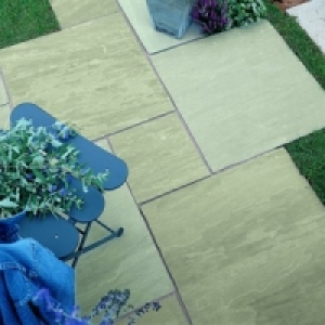 Wickes Indian Sandstone Paving Grey Project Pack