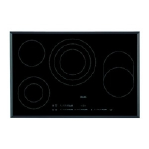 AEG HK854080FB 4 Zone Ceramic Hob Black 800mm