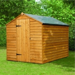 Wickes Overlap Security Apex Shed 8x6