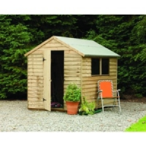 Wickes Overlap Pressure Treated Apex Shed 8x6