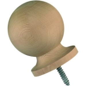 Wickes Tradition Hemlock Balltop For Newel Posts £11.99