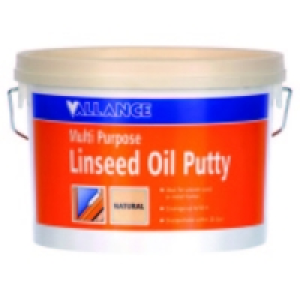 Vallance Multi Purpose Linseed Oil Putty Natural 2kg