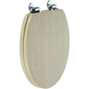 Soft Close Oak Toilet Seat