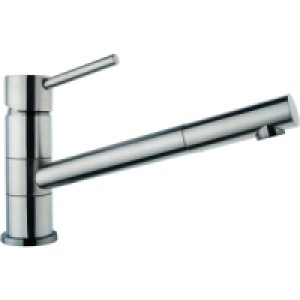 Wickes Tuya Mono Mixer Kitchen Sink Tap Brushed Chrome