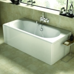 Wickes Arc One Piece Standard Bath White 1785mm