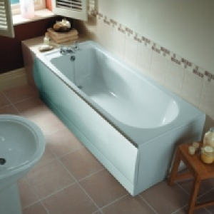 Wickes Tariva Single Ended Straight Bath White