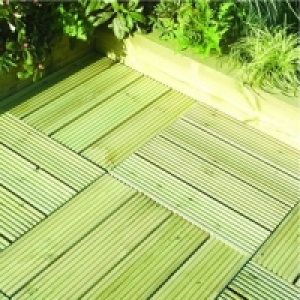 Wickes Deck Tile 600x600mm Light Green