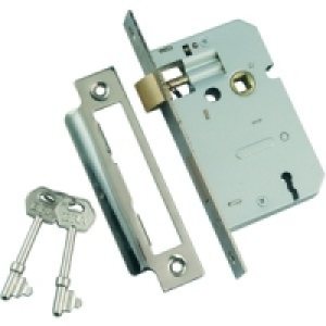 Wickes 3 Lever Mortice Sashlock Chrome 64mm £3.00