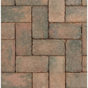 Wickes Driveline 50 Vintage Paving 200x100mm Burnt Ochre 488
