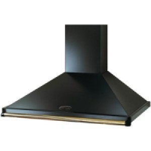 Rangemaster CLAHDC Classic Chimney Cooker Hood Black/Brass 1