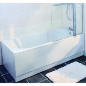 Keyhole Bath End Panel White 700mm