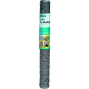 Wickes 50mm Wire Netting 0.6mx10m Galvanised