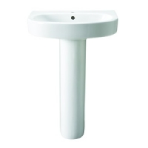 Wickes Fresno Basin with Full Pedestal 600mm £70.00