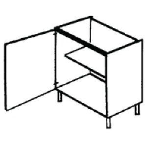 Wickes New Jersey Base Unit Highline 600mm £310.00