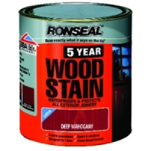 Ronseal 5 Year Woodstain Deep Mahogany 2.5L £26.99