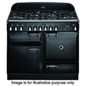 Rangemaster Elan 110 Dual Fuel Cooker Black