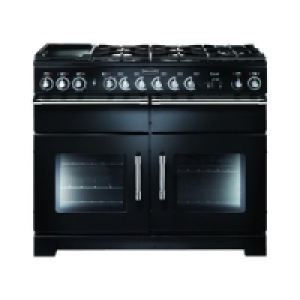 Rangemaster Excel 110 Dual Fuel Cooker Black