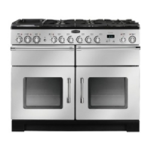 Rangemaster Excel 110 Dual Fuel Cooker Silver