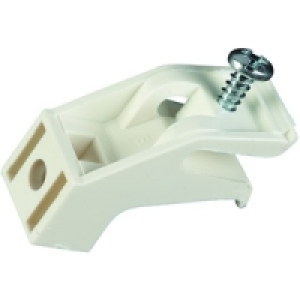 Wickes Curtain Track Brackets White 5 Pack
