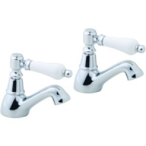 Wickes Cascada Basin Taps Chrome £49.99