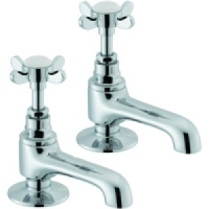Wickes Mara Basin Taps Chrome £62.99