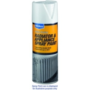 Wickes Satin Radiator Spray Paint Silver 400ml £8.49
