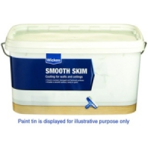 Wickes Smooth Skim Paint Grey 5L