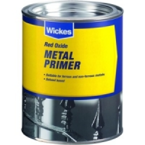 Wickes Metal Primer Red Oxide Paint 750ml