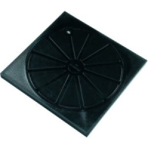 Wickes Black Drain Square Top Cover