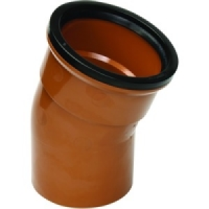 Wickes 110mm Terracota Drain 20 Deg Single Socket Bend