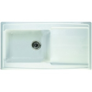Wickes Ceramic Single Bowl Contemporary Sink White £266.00
