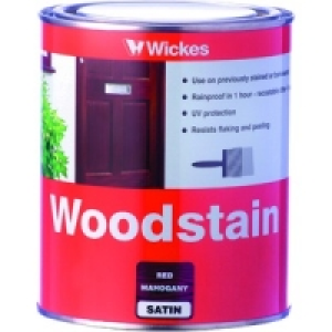 Wickes Woodstain Red Mahogany 750ml