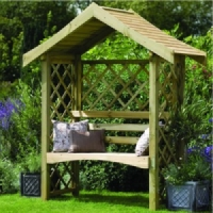 Forest Garden Brahms Arbour 0.94x2.34x1.77m Natural