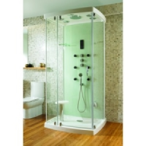 Square Glass Digital Shower/Steam Cabin