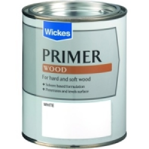Wickes Wood Primer Paint 750ml