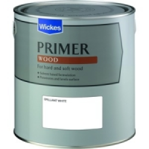 Wickes Wood Primer Paint 2.5L