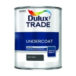 Dulux Trade Undercoat Paint Dark Grey 1L £11.23