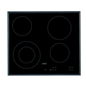 AEG HK624010FB 4 Zone Ceramic Hob Black 600mm
