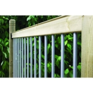 Wickes Traditional Deck Railing Kit 952x1816mm Silver £39.99