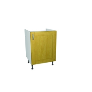 Wickes Memphis Base Unit Oak Effect Shaker 600mm