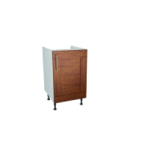 Wickes Rockford Base Unit Walnut 500mm