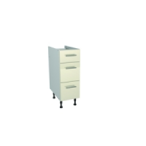 Wickes Costa Rica Soft Close Drawer Unit Gloss Cream 300mm £104.00