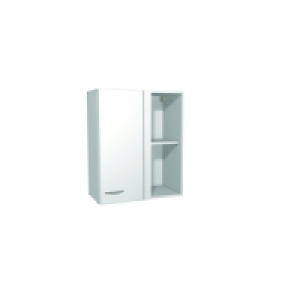 Wickes Miami Corner Wall Unit White 600mm