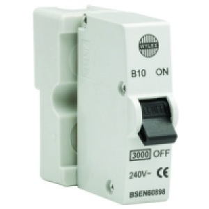 Wylex Type B Plug-In Mini Trip Circuit Breaker 10 Amp