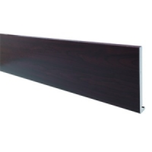 Wickes PVCu Rosewood Fascia Board 18x225x4000mm