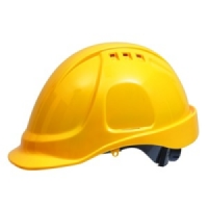 Wickes PVC Safety Helmet Bss 501Y Mk2 Yellow