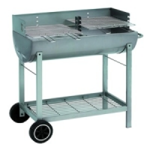 Wickes Oil Drum Charcoal BBQ