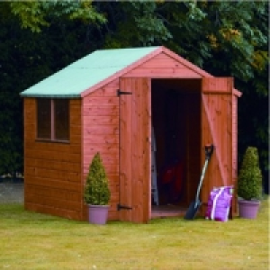 Wickes Shiplap Double Door Apex Shed 7x7