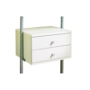 Wickes Small 2 drawer kit White 550mm £67.99